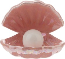  Decorative Table Lamp Sea Shell Night Light Pearl Ceramic Tabletop