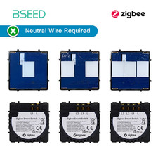 Interrupteur intelligent Zigbee 1/2/3Gang Touch Light Switch Part Smart Home Tuya A