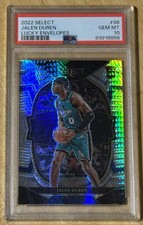 Jalen Duren /8 RC PSA 10 2022 Select Lucky Envelopes Prizm Rookie Pop 1 🏀