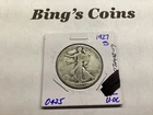 1927 S Walking Liberty 90% Silver Half Dollar Key Date San Francisco 072425 17t