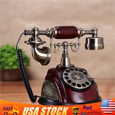 Vintage Style Rotary Phone Princess French Style Old Fashioned Handset Telephone