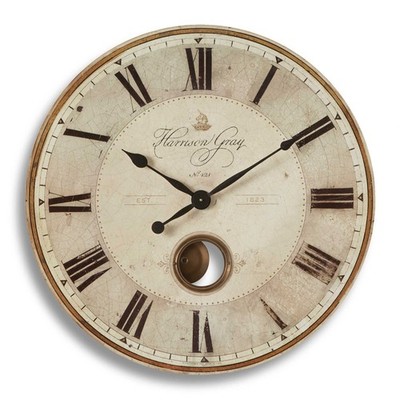 Harrison - 23 inch Wall Clock - 23 inches wide by 2 inches deep Clocks Uttermost