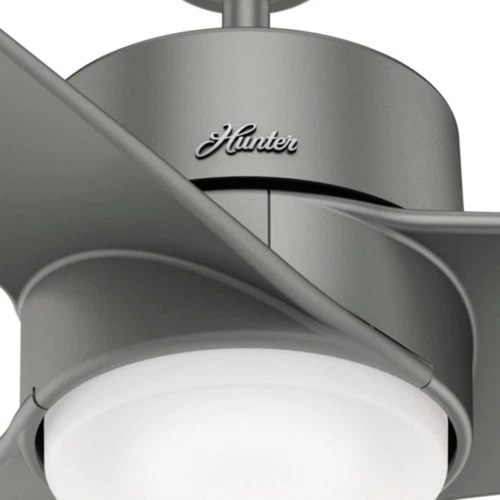 54" Hunter Havoc-WeatherMax Matte Silver Modern Fan with Wall Control - Picture 10 of 10