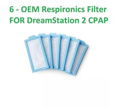 6 Pak CPAP Filters for DREAMSTATION 2 CPAP Filter With Frame Respironics 1142831