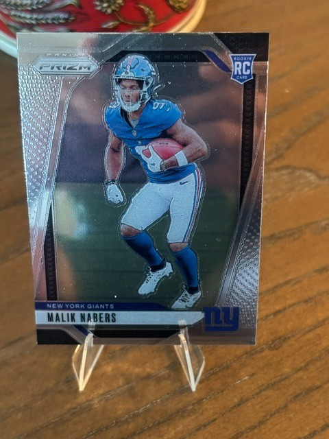 2024 Panini Malik Nabers Silver Prizm Rookie 