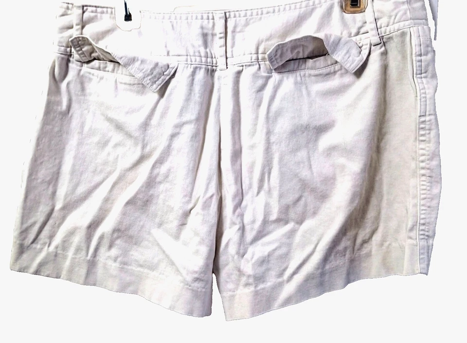 Route 66 Denim Shorts Women's 16 White Mid-Rise Cotton Blend Ships from USA - Image 4 of 4