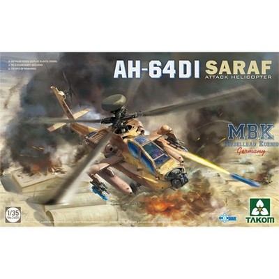 TAKOM MODEL TAK2605 AH-64DI SARAF Attack Helicopter