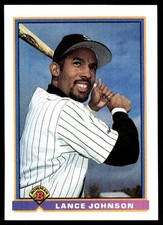Lance Johnson 1991 Bowman #349 White Sox MLB READ FREE SHIPPING AutographDen