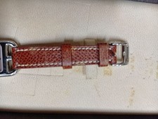 HERMES Cape Cod Deux Zones Double Tour Watch CC3-210 Women's Working Authentic 5