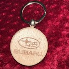 Subaru Wood Key Chain Round Souvenir Unique  — photo 1