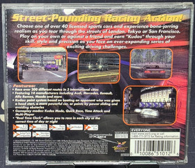 Metropolis Street Racer (Sega Dreamcast, 2001) Complete! Tested & Working!!!