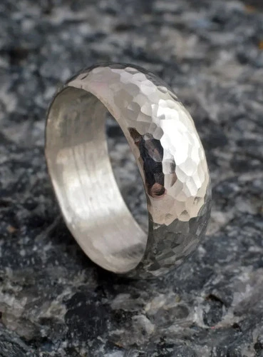 Handmade Solid 925 Heavy Pure Sterling Silver Band For Men& Women Gift All Size