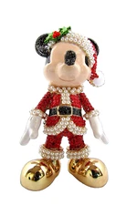 BAUBLEBAR x Disney Mickey Mouse Bag Charm Christmas Santa Holiday Fob Key Chain