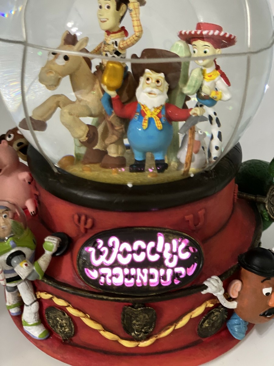 Disney Toy Story 2 Woody's Roundup Snow Globe Snow Dome Music Box