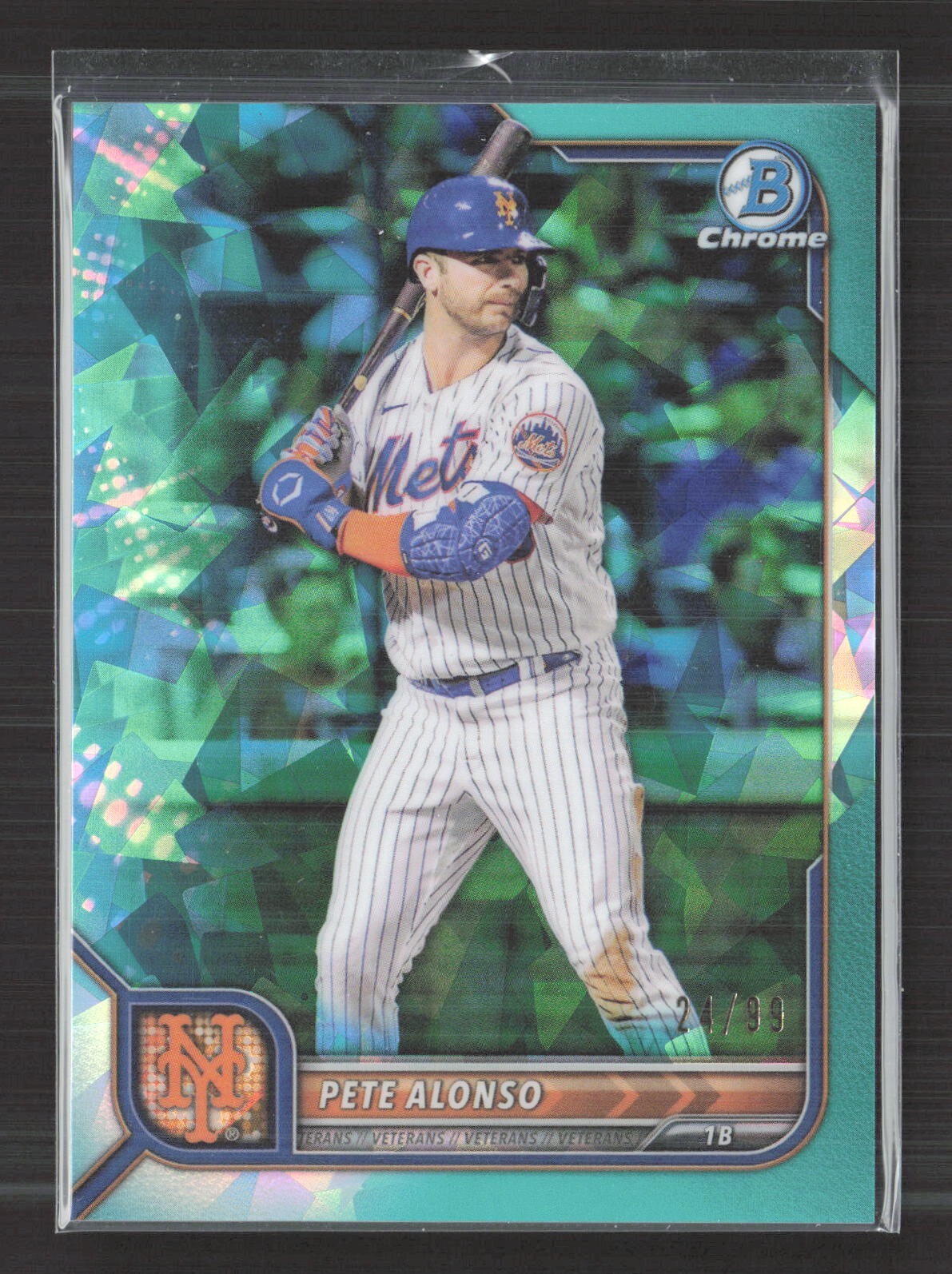 2022 Bowman Chrome Pete Alonso Aqua Sapphire /99 #11