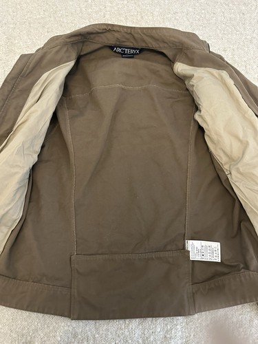 Arc’teryx Crosswire Canvas Full-Zip Jacket Brown Tan Men’s Size Small - Bild 5 von 7