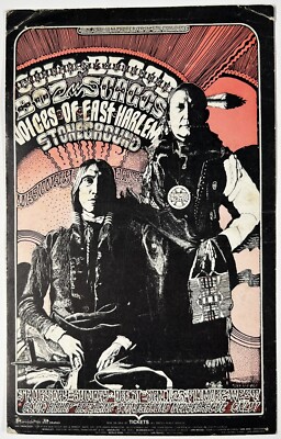BG-264 Cold Blood Boz Scaggs Voices Of Harlem Postcard Fillmore Bulk Rate 1970