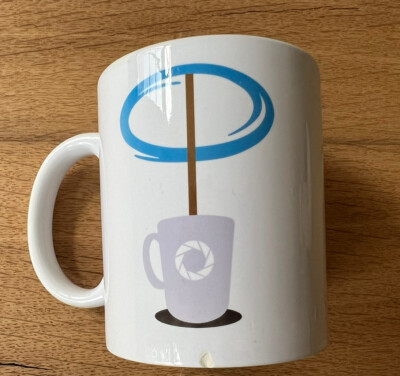 Portal Tasse Steam Valve Game PC rare Spiel