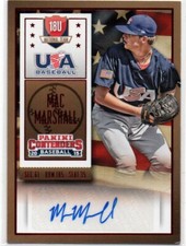2015 Panini Contenders RED FOIL #30 Mac Marshall COLLEGIATE TEAM USA AUTO RC 44