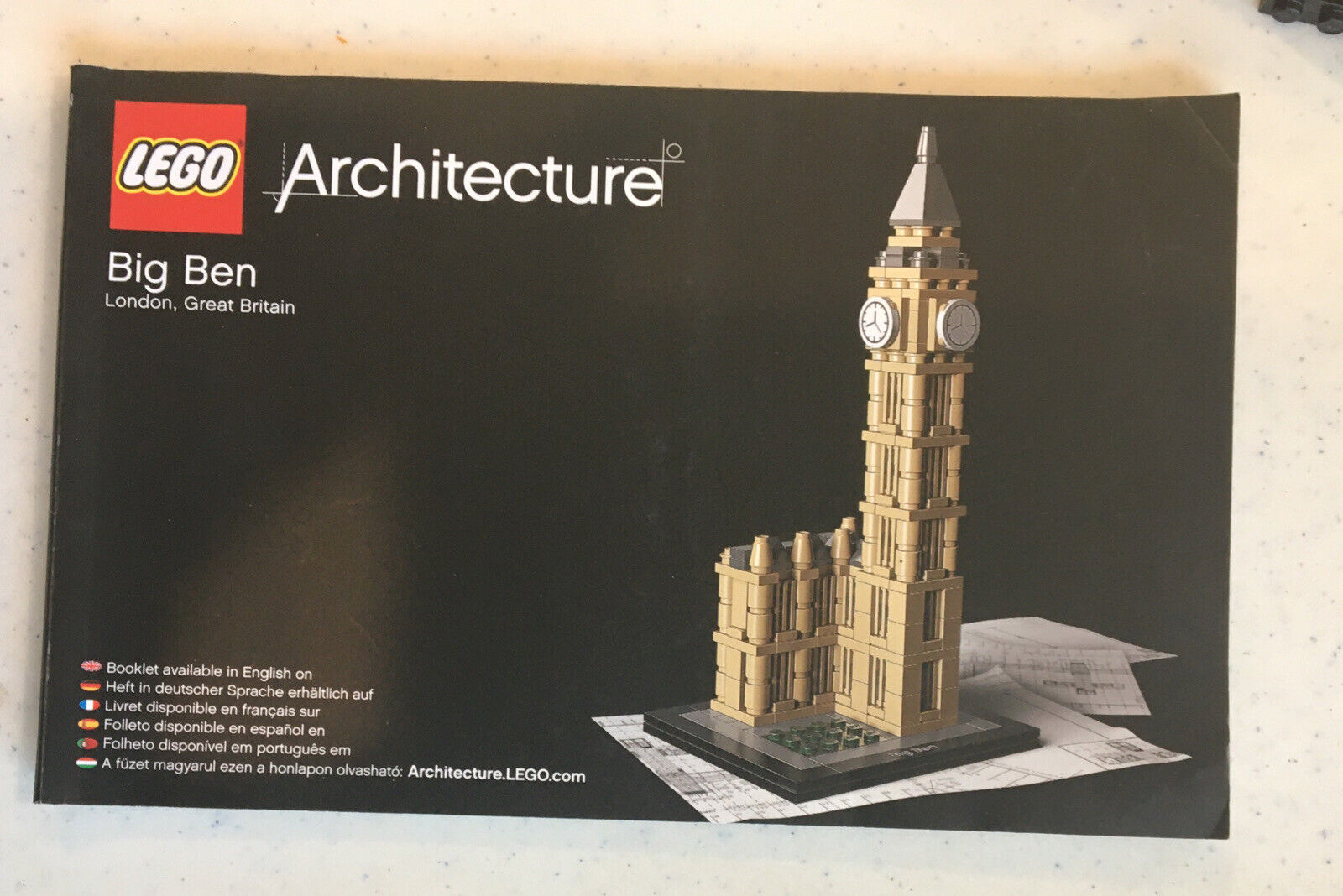 Underholde Socialisme varme LEGO Architecture Big Ben (21013) Instruction Manual Only No Bricks London  | eBay