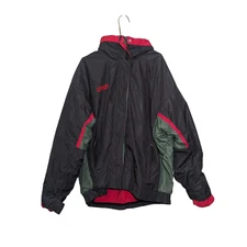 Vintage 1990s Columbia Bugaboo Mens L 3-in-1 Red and Gray