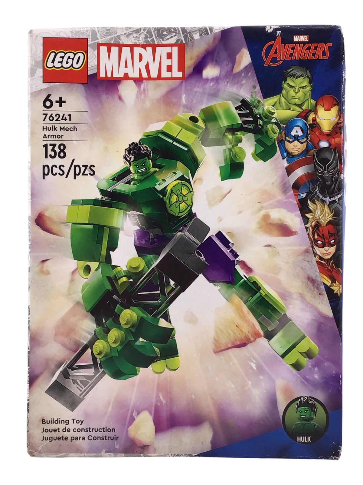 LEGO Marvel Avengers 76241 HULK MECH ARMOR Building Set FAST FREE SHIPPING