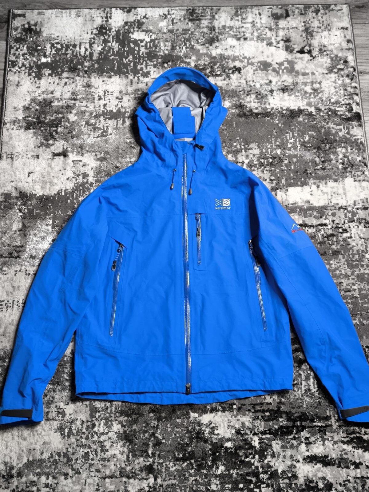 Men's Karrimor Elite Waterproof Hiking Jacket Size M YKK Zipper Outdoor Gear  