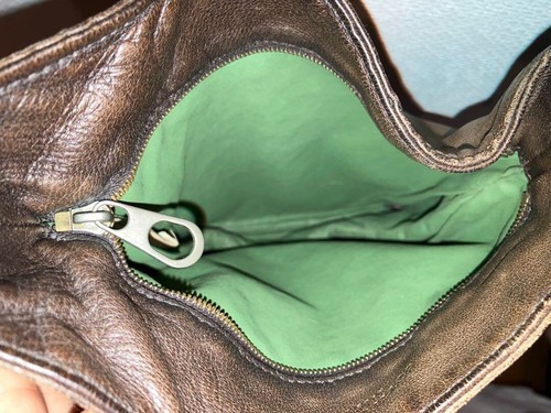 Borsa a tracolla Bottega Veneta borsa a tracolla pelle marrone Made in Italy autentica - Foto 9 di 12