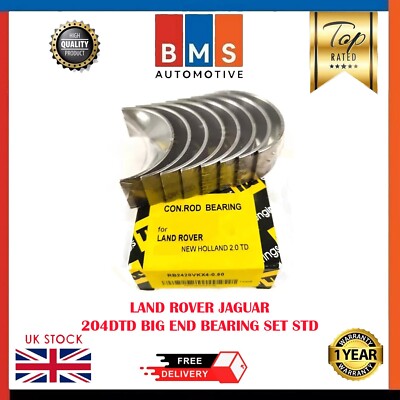 LR JAGUAR RANGE ROVER 2.0DIESEL 204DTD CONROD BIG END BEARING RB2428VKX4/STD TDC