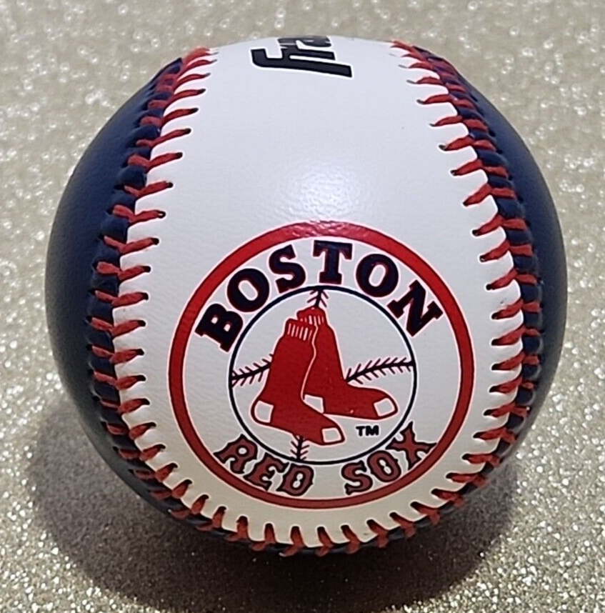 2000 Official MLB Boston Red Sox Logo Baseball White & Blue