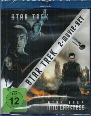 Blu-ray STAR TREK 11 + INTO DARKNESS # Chris Pine, Leonard Nimoy ++NEU