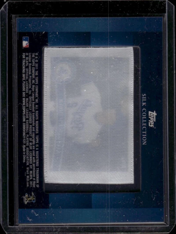 2011 Topps Update Silk Collection #294 Alcides Escobar 17/50 béisbol KC Royals Foto 2 de 2