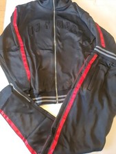 NNC London No Names Black Red Tracksuit Size Large
