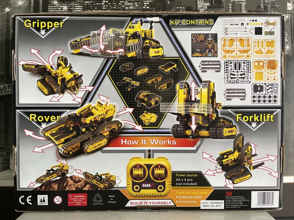 Owikit ATR OWI-536 All Terrain Transforming Robot Wired Control 3 in 1 NIB NEW! - Image 2 of 4