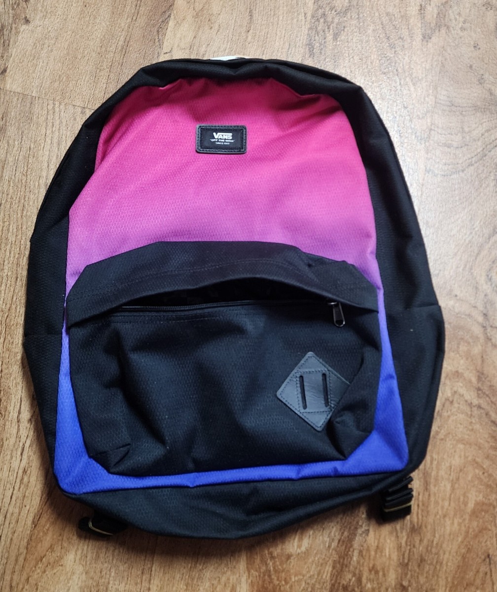 NWT Vans Old Skool III Backpack School Laptop Bag Pink Black  display picture 1