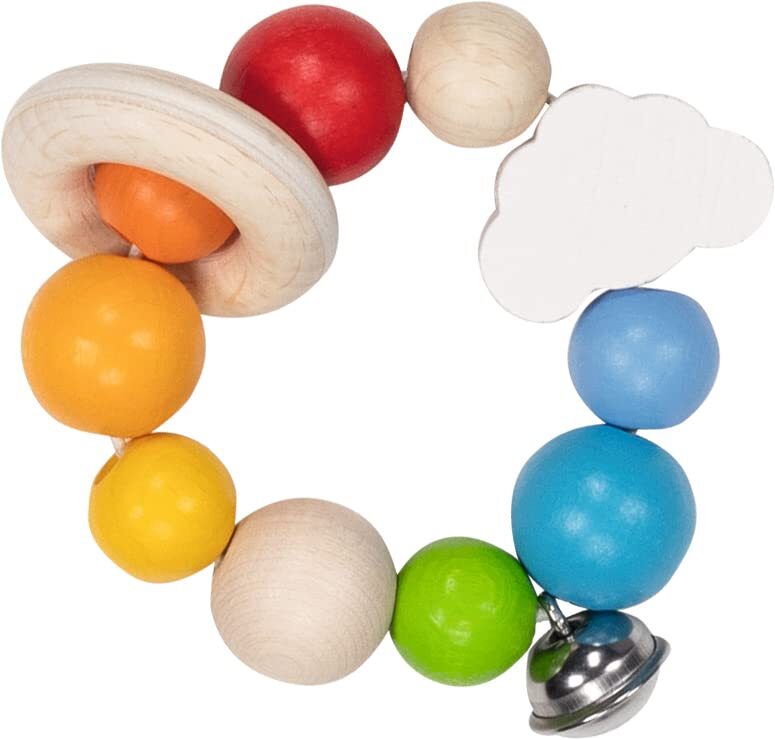 goki 65285 Grasping Toy Elastic Rainbow