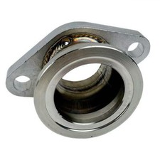 1X Stainless 38mm MVS Wastegate V-band Flange to Tial Wastegate 2 Bolts Adaptor