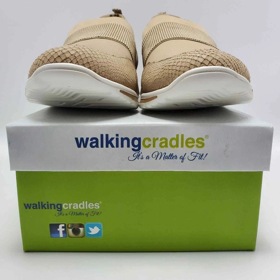 Cunas para caminar Dakota elásticas sin cordones zapatos cómodos para caminar talla 10 N marrón Foto 4 de 4