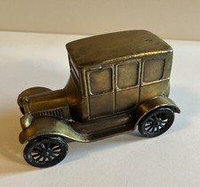 Brass Coin Bank Model T 1926 Ford Banthrico Chicago USA Auto Memorabilia Vintage