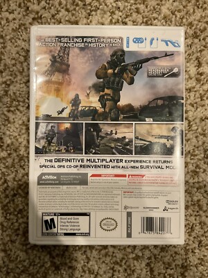 Call of Duty Modern Warfare 3 Nintendo Wii Game Complete CIB