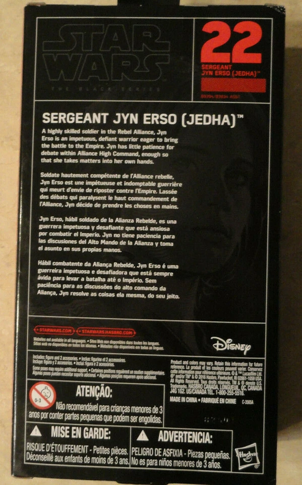 星球大战 6 英寸黑色系列 Force Awakens 红线 批量 全新带盒 #22 #23 #27 迪士尼 — 第 4/4 张图片