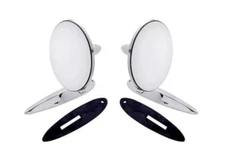 NEW 1955-1957 CHEVY Chevrolet mirror outside left & right side Chrome Pair Set
