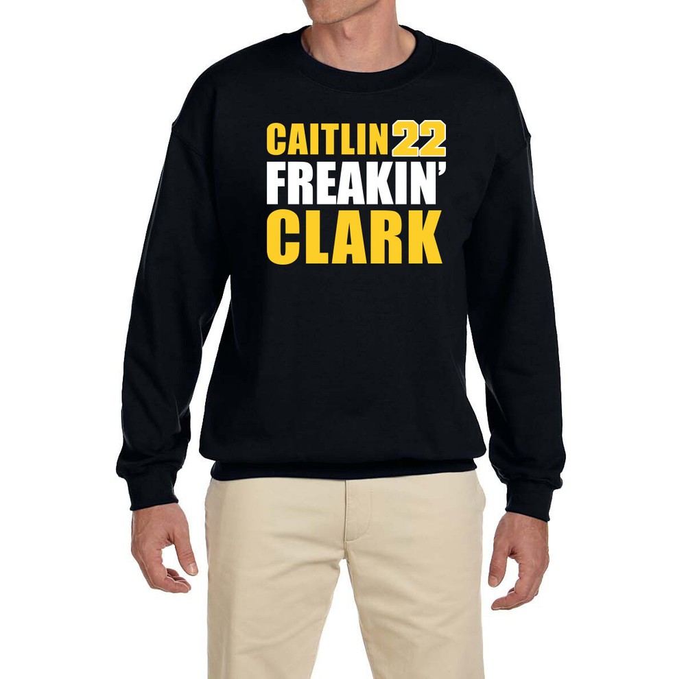 Caitlin Clark Caitlin Freakin Clark Crewneck Sweatshirt
