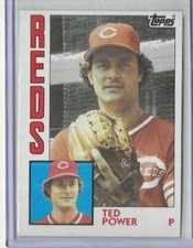 1984 Topps #554 Ted Power Cincinnati Reds