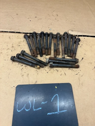 1970-1982 79 FORD F150 F250 351M 400M CYLINDER HEAD BOLTS BOLT SET OEM 71 72 73