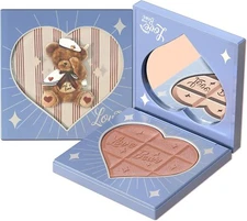 Flower Knows LoveBear Teddy Bear Blush Almond Chocolate Powder Cute JPN