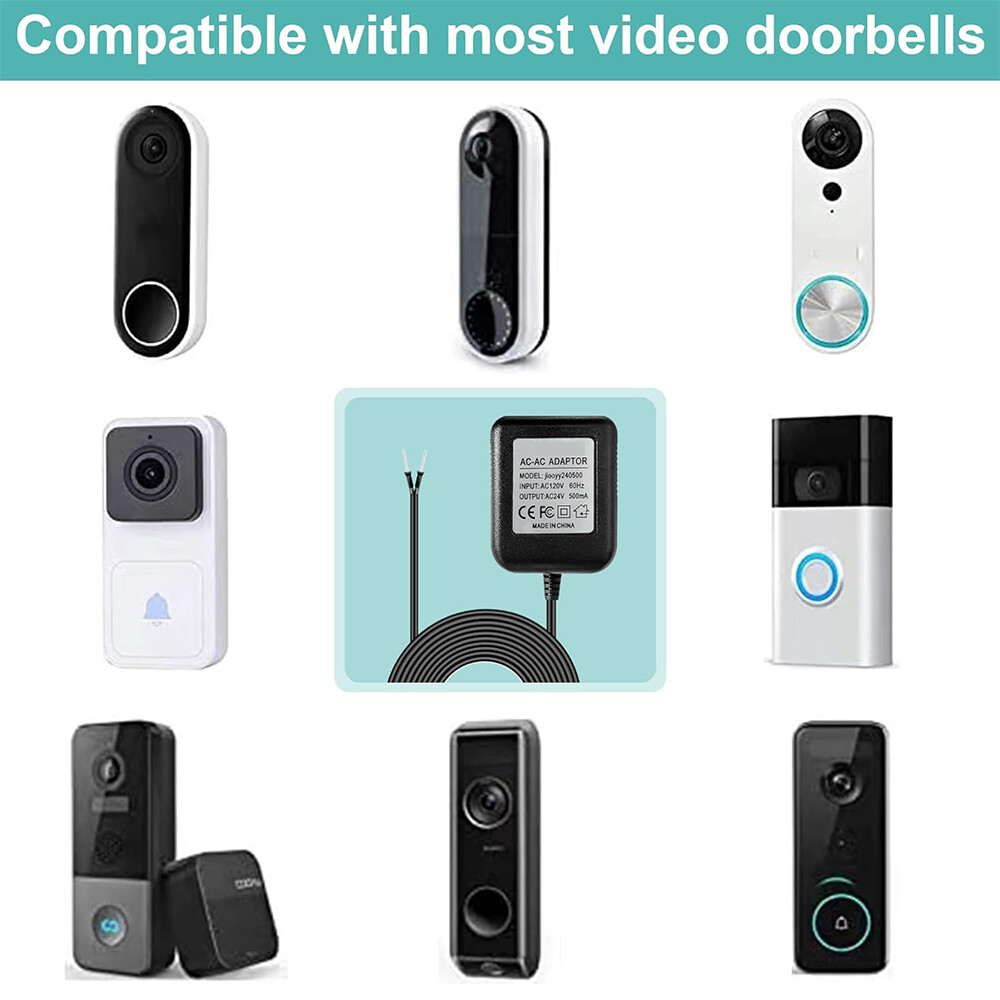 Ring Chime Pro Ring Video Doorbell DC 24 Volt Doorbell Transformer