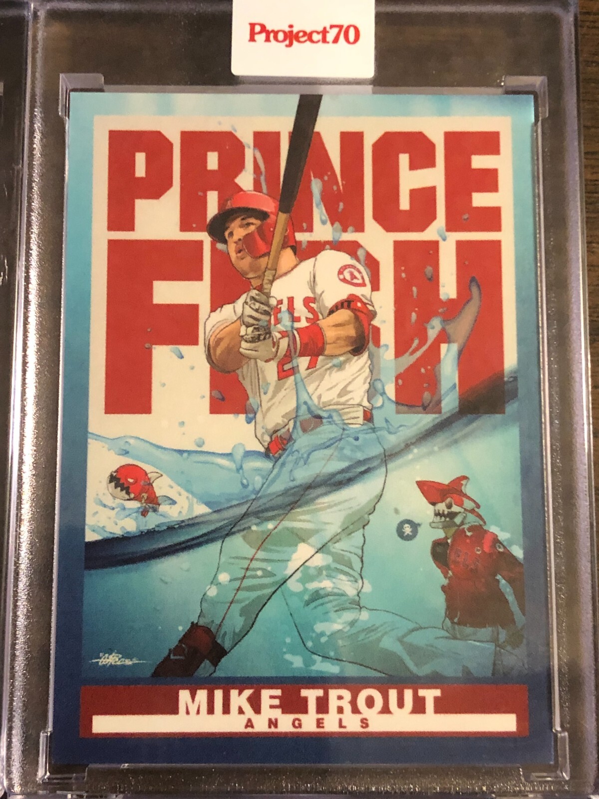 2021 Topps Project 70 #290 Mike Trout Los Angeles Angels Quiccs