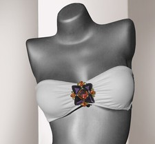 Victoria's Secret Rare Jewel Embellished Bandeau Bikini Top XS, S, M, L