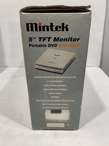 Mintek MDP-5860 Portable DVD Player 5" New. - Picture 2 of 6